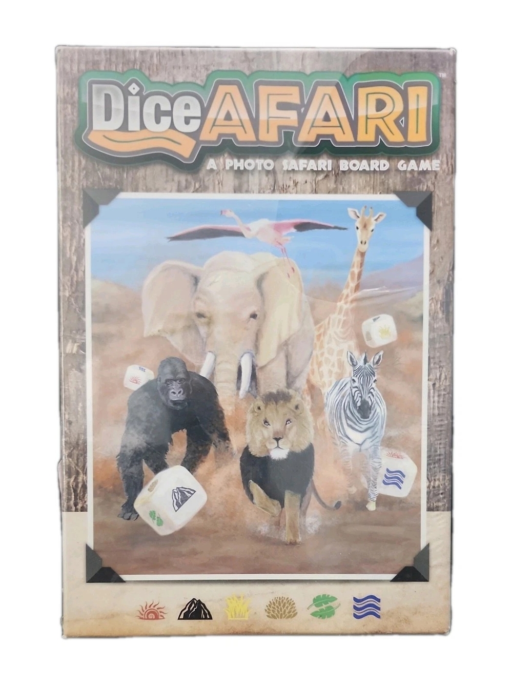 DiceAFARI A Photo Safari Board Game NEW By Stratus
